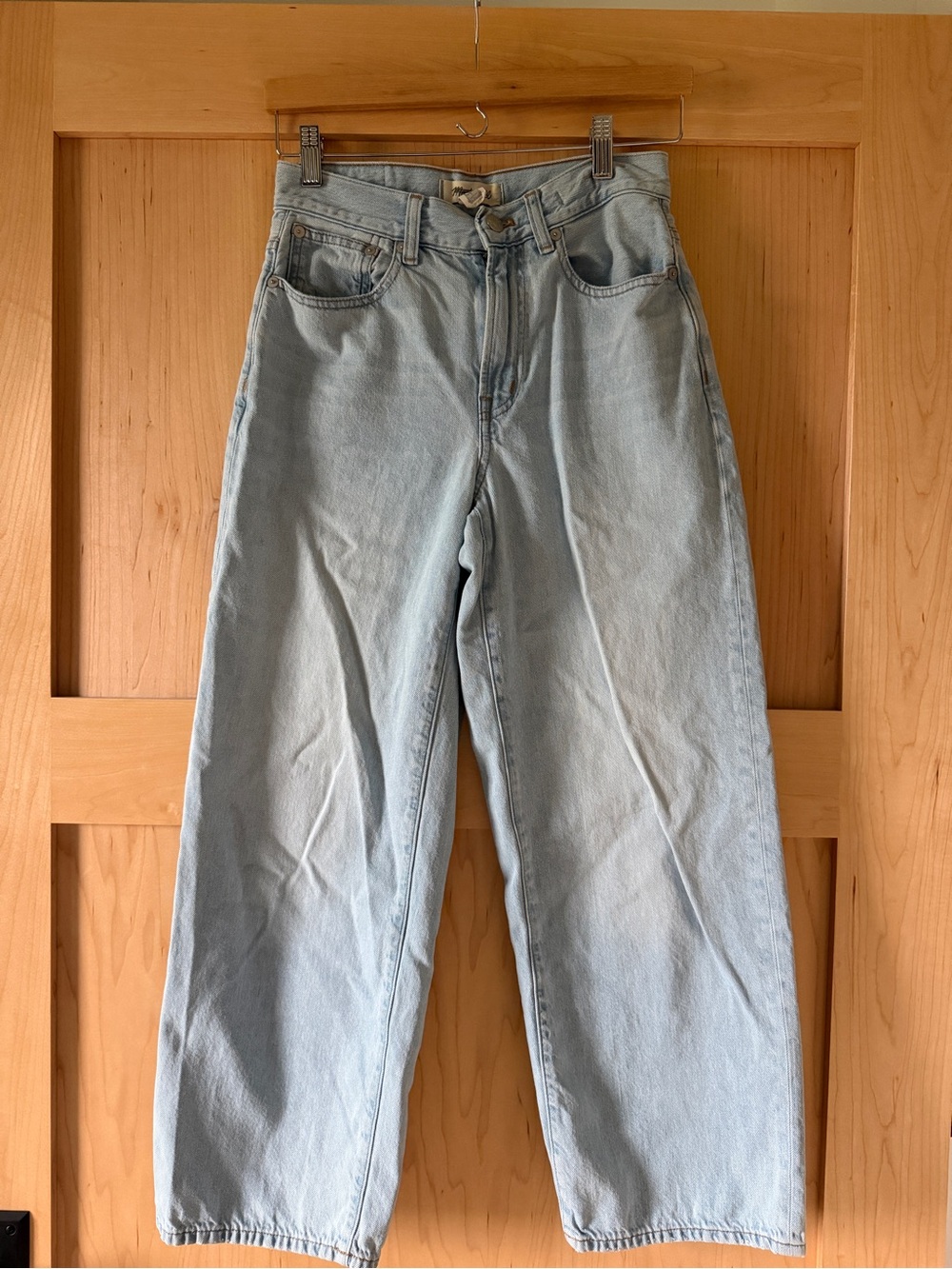 Madewell The Perfect Vintage Wide Leg Crop Jeans | size 24 - Picture 5 of 7